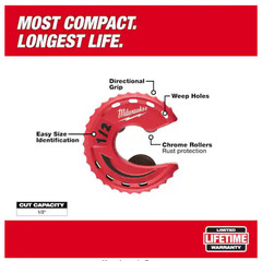 Milwaukee 1/2 in. Compact Close Quarters Tubing Cutter | 48-22-4260 | Pack of 1