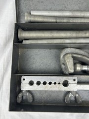 Vtg Craftsman Flaring Tool Set W/Spring Benders & Original Steel Box USA 🇺🇸