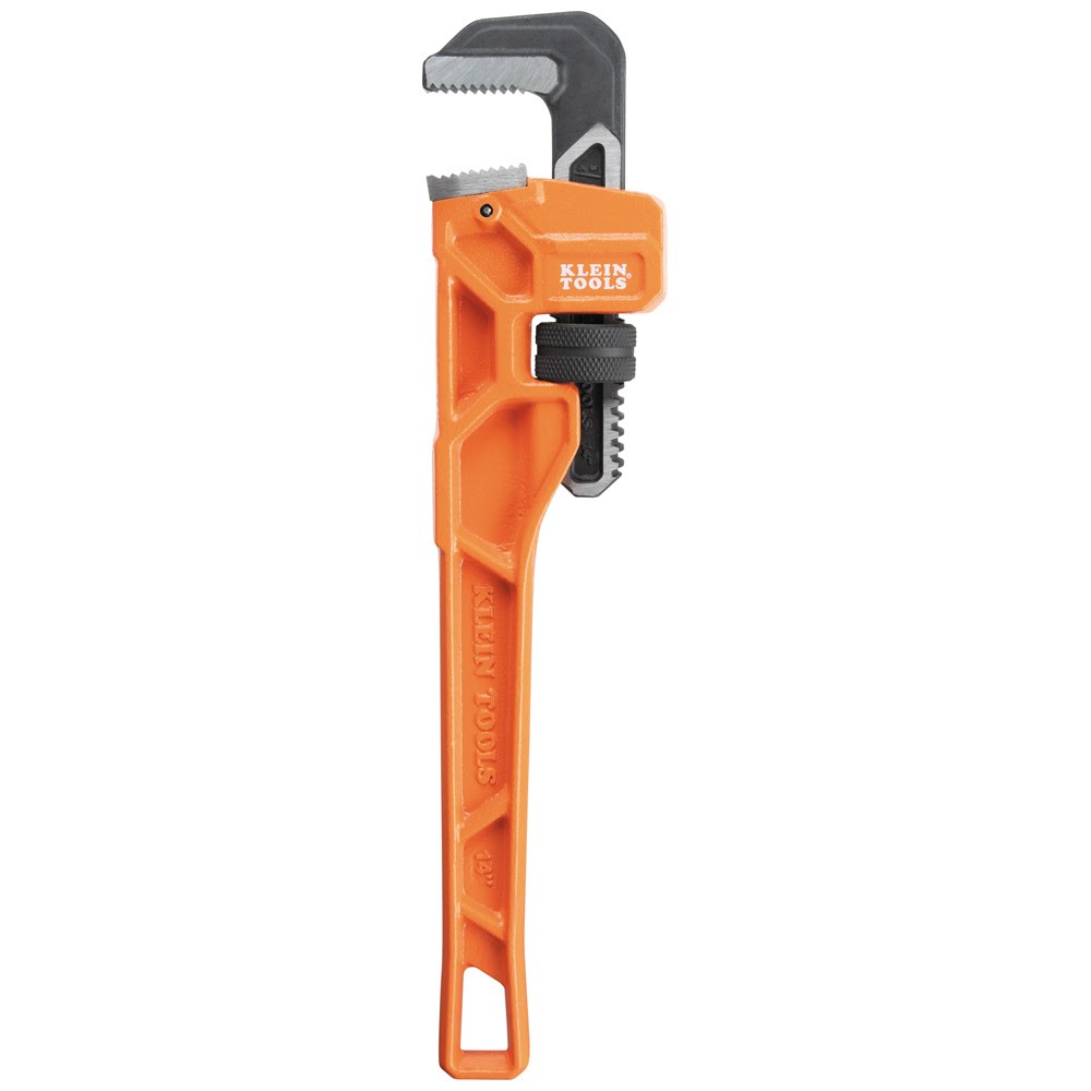 Klein Tools 68227 Adjustable Cast Iron Pipe Wrench 14in 2in Jaw