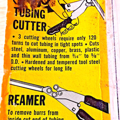 Vintage Kastar 545A 3 In 1 Tubing Cutter Reamer & Wrench 3 Wheel Cutter 3/16 5/8