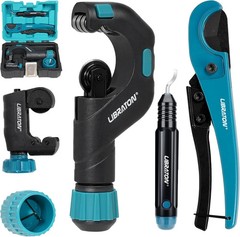 LIBRATON 5PCS Copper Pipe Cutter Tool 1/8&Prime;- 2&Prime;, Heavy-Duty Tubing Cutters | with