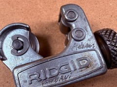 Vintage RIDGID Close Quarters Tubing Cutter Model 103 1/8-5/8 in MPN 32975