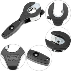 Ratcheting Tubing Cutter 5/16 to 1-1/8 Adjustable Pipe PVC Copper Tool