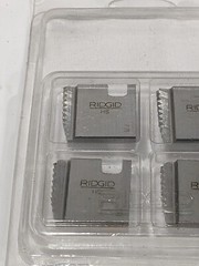 RIDGID 1/4-18 NPT, Right Hand, High Speed Steel, Pipe Threader Die Qty 4 37860