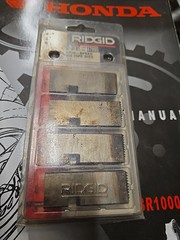 RIDGID 47895 1/2&Prime;-3/4&Prime; NPT HIGH SPEED STEEL 515 PIPE DIES