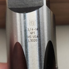 Professional-Grade Greenfield Threading GT USA NPT Pipe Tap Set High Grade Steel