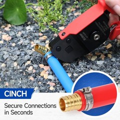Icrimp One-Hand PEX Pipe Cinch Tool Meet ASTM F2098 Standard Clamps, Crimping To