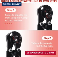 Pex Crimping Tool Kit Cinch and Remove Dual-Function Pex Crimp Tool 3/8&Prime; to 1&Prime; P