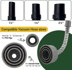 AC Drain Line Cleaner Tool with Wet Vac Attachment