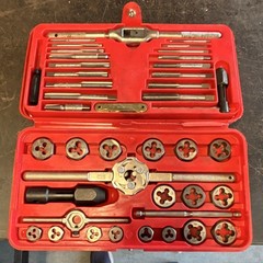 Mac Tools Metric Tap & Die Set 8017TS, 2mm-14mm, Tap Wrench, Die Handle, Metric