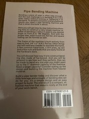 How to Pipe Bending Machine Vincent David Gingery Home Shop Foundry Casting Mill