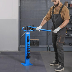 Manual Pipe Bender, Pipe Tube Bender with 14 Bending Dies, 200&deg; Heavy-Duty Tube