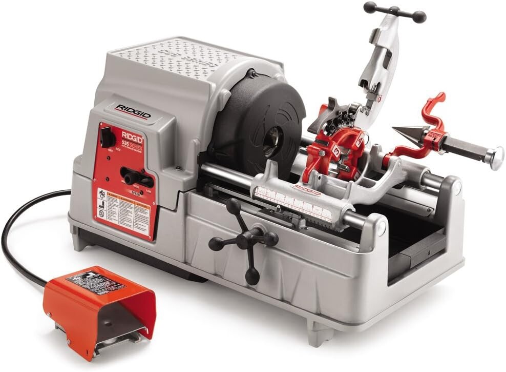 Ridgid 84097 535A Complete w/ Diehead, Dies, and a Rolling Stand &ndash; Reconditioned
