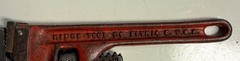 Vintage RIDGID 6&Prime; Pipe Wrench 3/4&Prime; Capacity Ridge Tool Elyria Ohio USA