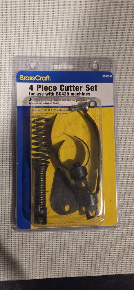 BrassCraft 4 Piece Cutter Set BC96299 for BC420 Machines 3/8-1/2 in Pipe