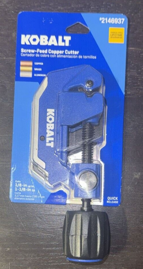 Kobalt Screw &ndash; Feed Copper Cutter 2146937 With Quick Release Button