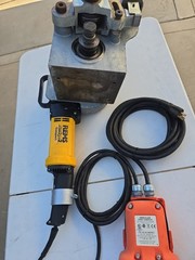 Victaulic Roll Groover Machine Portable Electric REMS Amigo2 & Foot Switch