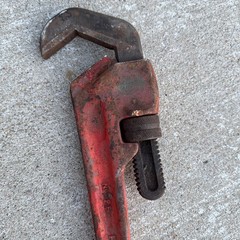 Vintage Hex Pipe Wrench By RIDGID, no.25, 25&Prime; Long &ndash; 1 to 2 &ndash; Ridge Tool Co USA