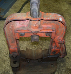 Plumbers RIDGE RIDGID Bench Yoke Pipe Vise 4&rdquo;, B-Y-4, C-159