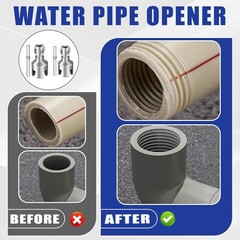 2-in-1 PVC Pipe Threader Kit with 1/2&Prime; & 3/4&Prime; Dies &ndash; Complete Dual Function I&hellip;
