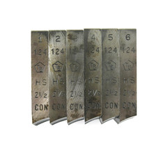 Toledo 1-2-4 Pipe Threader Dies 2-1/2&Prime; Conduit &ndash; New Old Stock