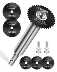 Inside Pipe Cutter for PVC Pipe with 5 Replacement Saw Blades, 1/4 Inch Hex Shan