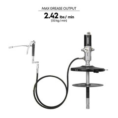 PROLUBE 50:1 Air Operated Grease Pump Complete Kit for 5 Gallon Pails, Heavy-&hellip;