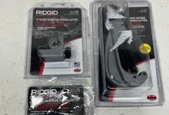 Ridgid 1/4in.-1 5/8in. Quick Tubing Cutter+(2) 3/4 in. Close Quarters Cutter