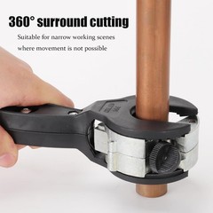 Ratcheting Pipe Cutter 1/4&Prime;-7/8&Prime; With Gloves &ndash; Durable and Ergonomic Design