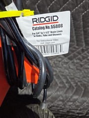 RIDGID PowerClear Drain Cleaning Machine &ndash; Red/Black