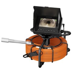 30M Sewer Pipe Inspection Camera, DVR Pipeline Industrial Endoscope 4.3&Prime;in IP68