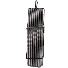 100FT Drain Cleaning Cable 3/8&Prime; Steel Sewer Auger with 4 Cutters for Pipes 2&Prime;-4