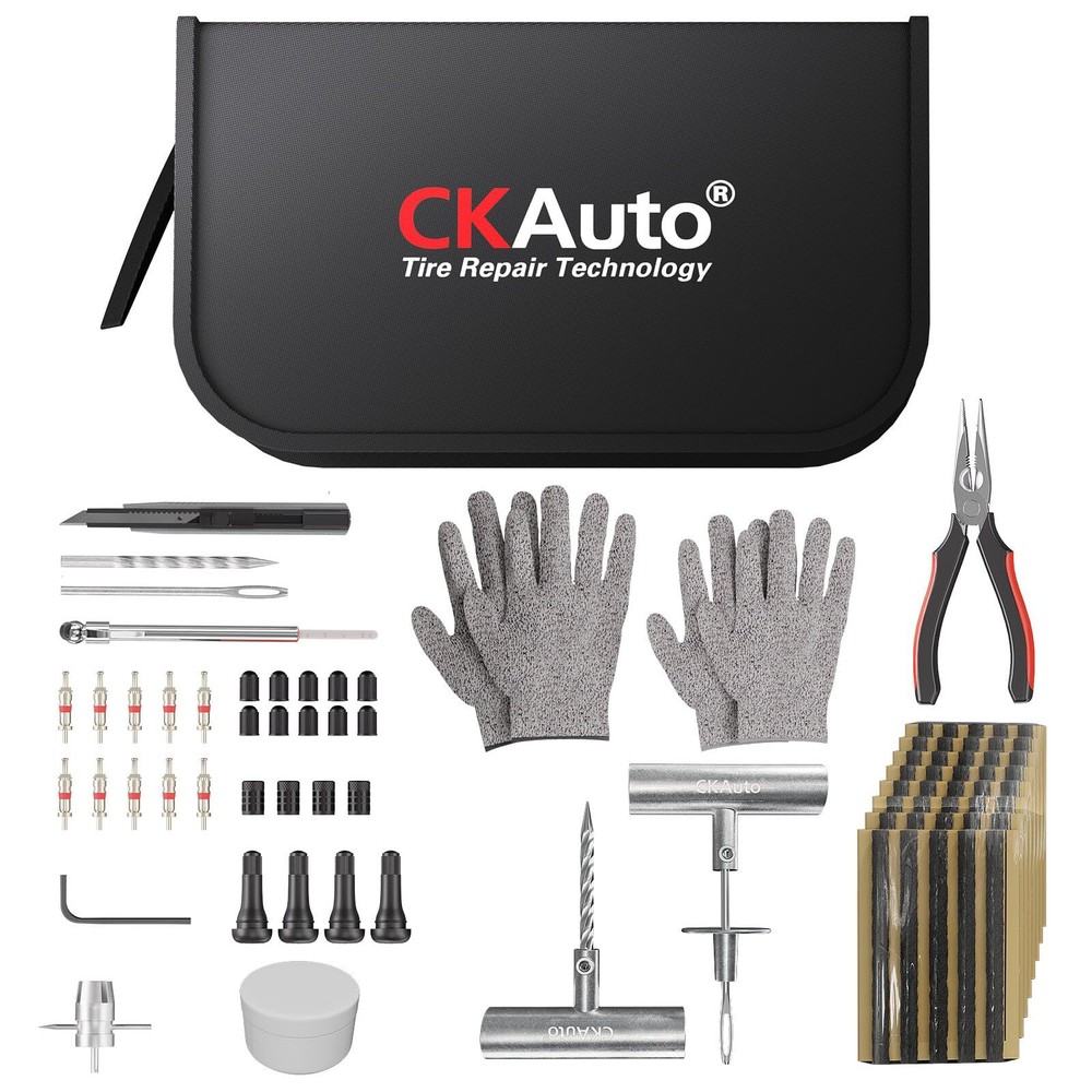 Universal Tire Repair Kit Heavy Duty Car Emergency Tool Kit for Flat Tire Pun&hellip;
