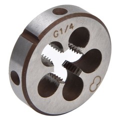 Alloy Steel 5 Chip Holes Thread Die Tool For Pipe Threading