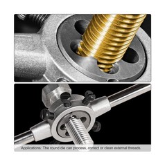 Utoolmart 10-32 UNF Round Die, Machine Thread Right Hand Threading Die, Alloy&hellip;