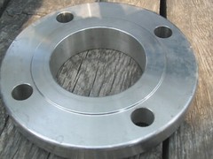 One 3&Prime; Flange 4-Hole (304 Stainless Steel) 1-1/4&Prime; Thick, 7.5&Prime; OD, 3.5&Prime; ID,Cl-150