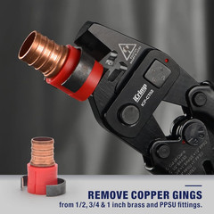 PEX Removal Tool for F2098 Stainless Steel Clamps & F1807 Copper Rings, PEX Decr