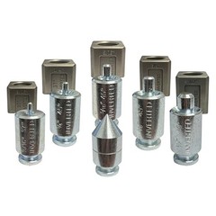 37 Degree Flaring Adapter Set 3/16 to 1/2 Inch 5 Die Sets Double Flare Kit HVAC