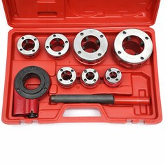US NEW BSPT Pipe Threader 7 Stock Dies 3/8&Prime;, 1/2&Prime;, 3/4&Prime;,1&Prime;, 1-1/4&Prime;, 1-1/2&Prime;/ 2&Prime;
