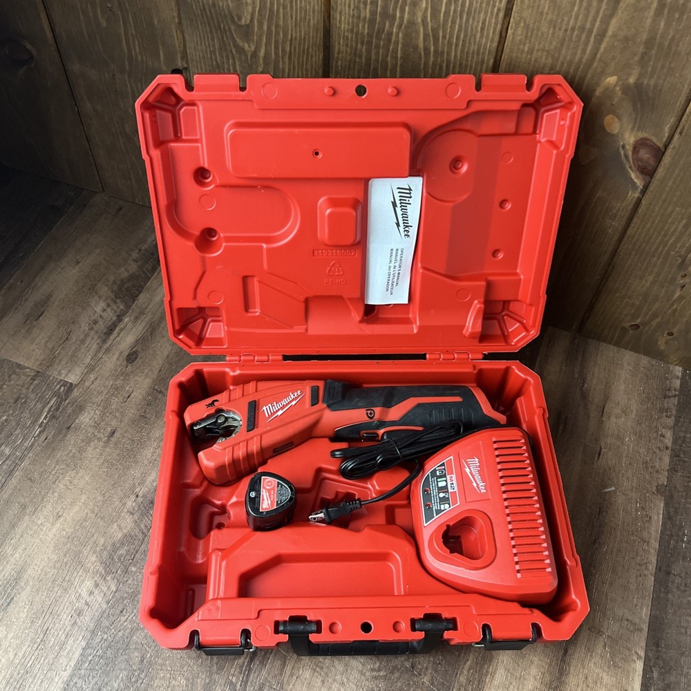 Milwaukee 2471-20 M12 Cordless Copper Tubing Cutter &ndash; Battery & Charger & Case