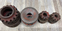 RIDGID 00-R OO-R Ratchet Pipe Threader Set 1.2-3/4, 1 1/2 1/2 3/8 1-3/4 , 5 Dies