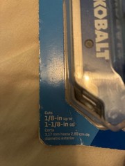 Kobalt Screw &ndash; Feed Copper Cutter 2146937 With Quick Release Button