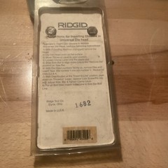 New RIDGID 500B 48495 RH 7/8&Prime;-9 UNC HS Bolt Dies Set RIGHT HAND NOS