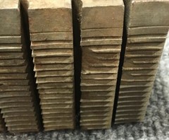 Lot of 11 Oster 326 Pipe Threader Die head replacement cutter bits 4-1/2 & 5