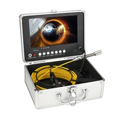 17mm Drain Sewer Pipe Inspection Camera 25M DVR 16GB Video Endoscope 9&Prime; Monitor