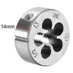 2 x 1/2-13 UNC Round Die Thread Right Hand Threading Die Alloy Tool Steel