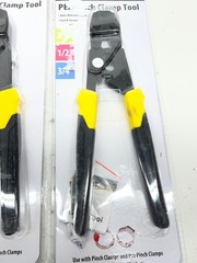 LOT OF 4 Apollo 3/8 in.,1/2 in./3/4 in.PEXB Quick-Cinch Clamp Tool