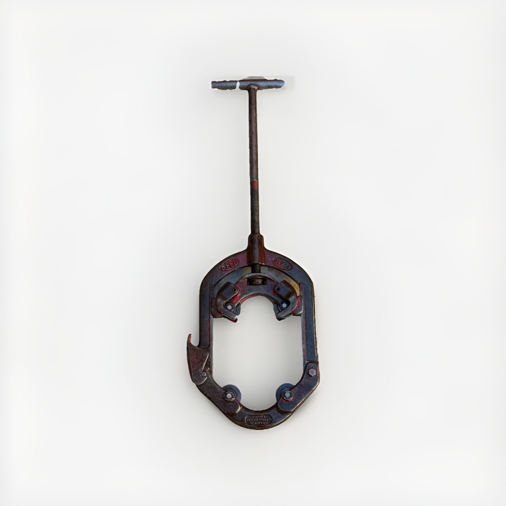 REED Tools USA H6 Hinged Pipe Cutter, 4-6&rdquo; Pipe Capacity Heavy Steel #14