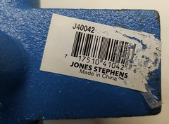 Jones Stephens J40042 6-Way Countersunk Plug Wrench Blue