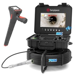Sanyipace 10.1&Prime; Sewer Camera 230FT w/ Locator, Self-Leveling, Distance Counter